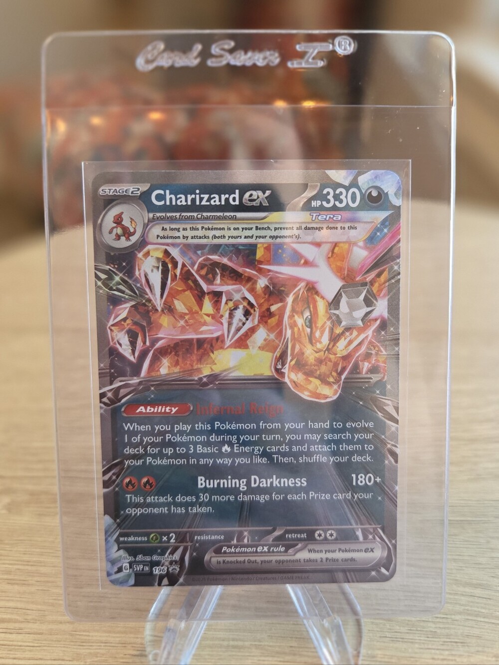 Charizard ex Pokémon Trading Card - Promo #196 SVP Scarlet & Violet Promo